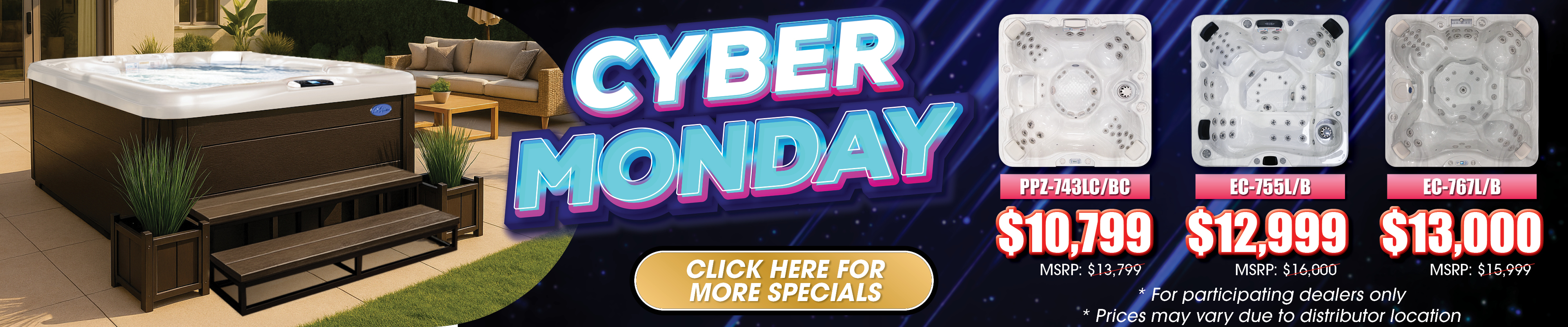 Calspas hot tub being used in a family setting - Vienna